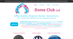 Desktop Screenshot of domeclub.com